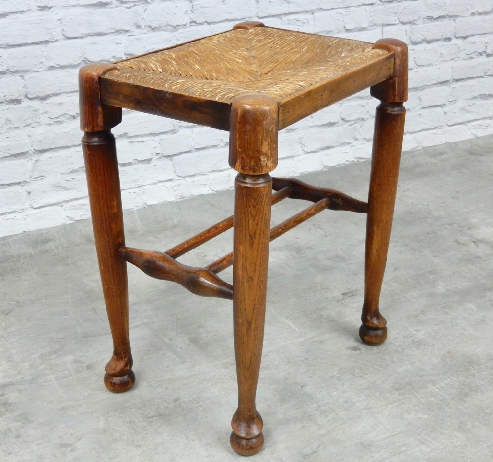 Rush Seated Stool View III