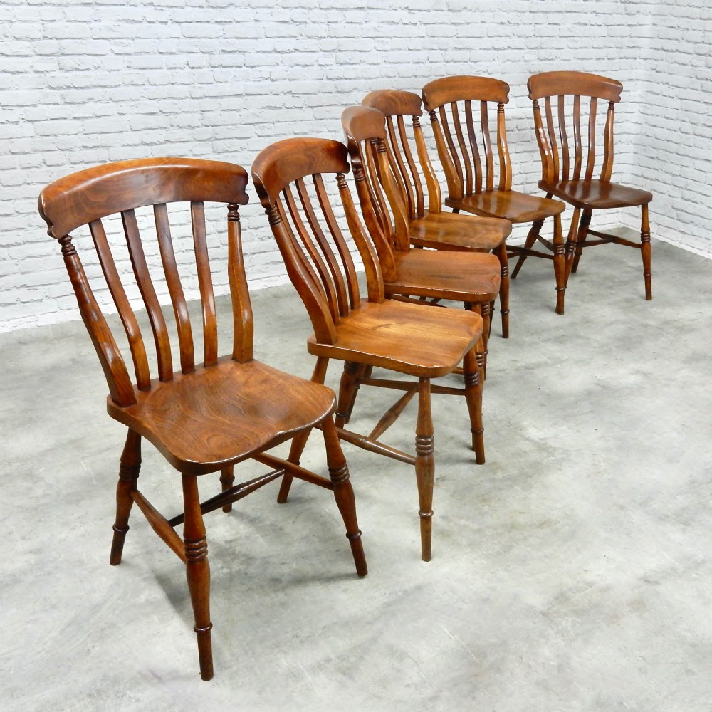 Set 6 Windsor Kitchen Chairs