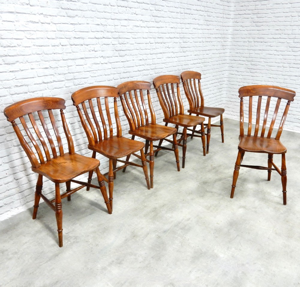 Set 6 Windsor Kitchen Chairs View II