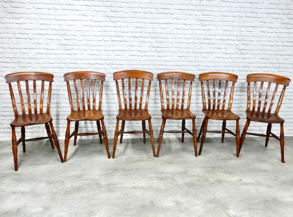 Set 6 Windsor Kitchen Chairs View III