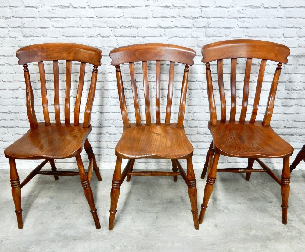 Set 6 Windsor Kitchen Chairs View V