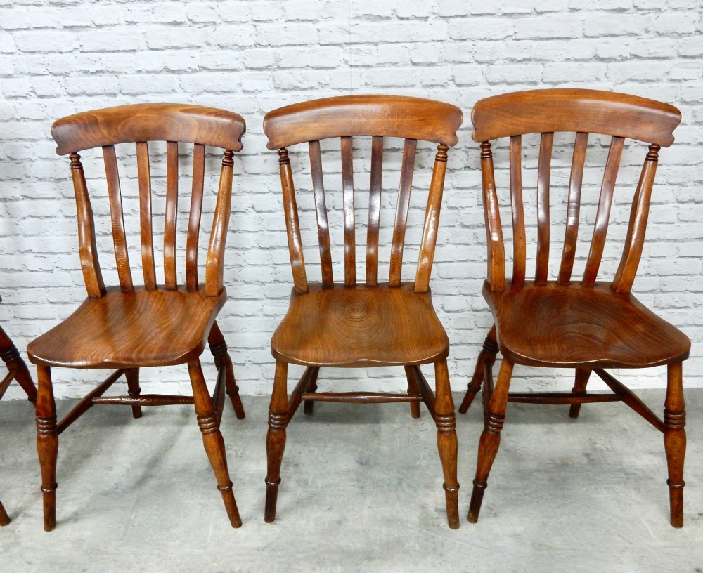 Set 6 Windsor Kitchen Chairs View VI