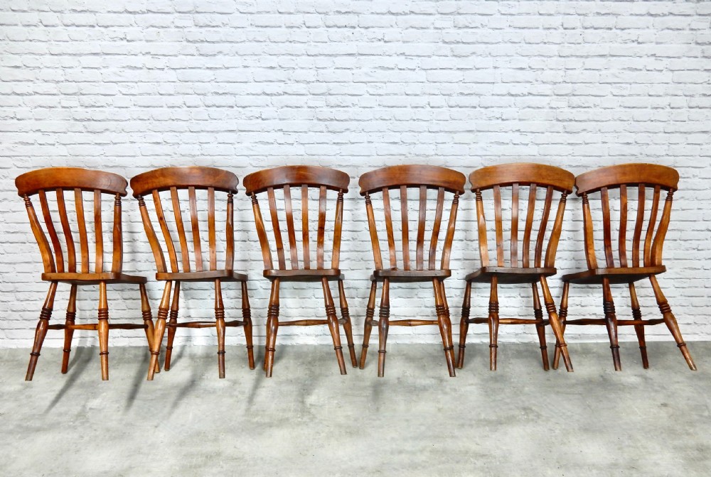 Set 6 Windsor Kitchen Chairs View VII