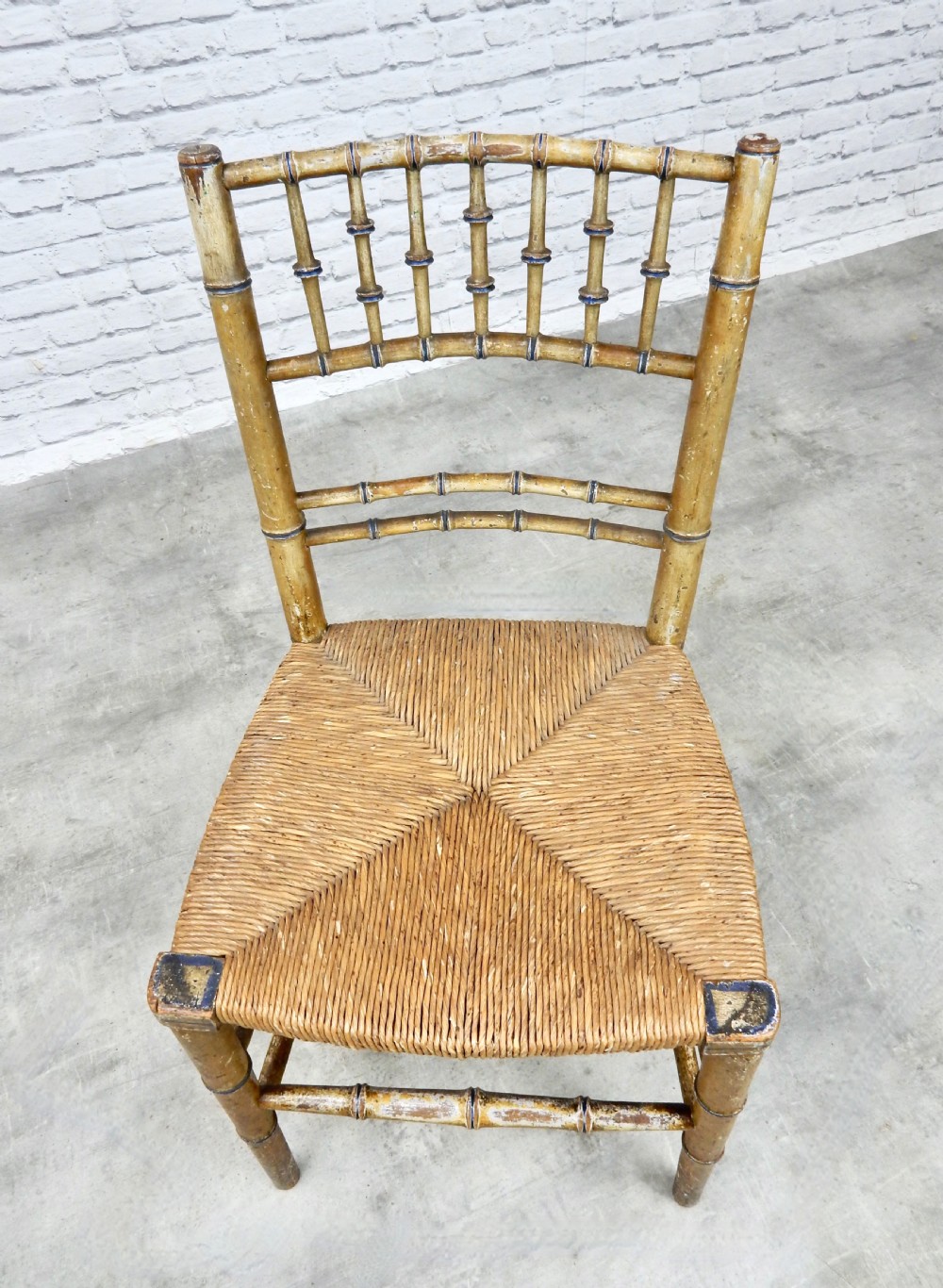Regency Faux Bamboo Side Chair View III