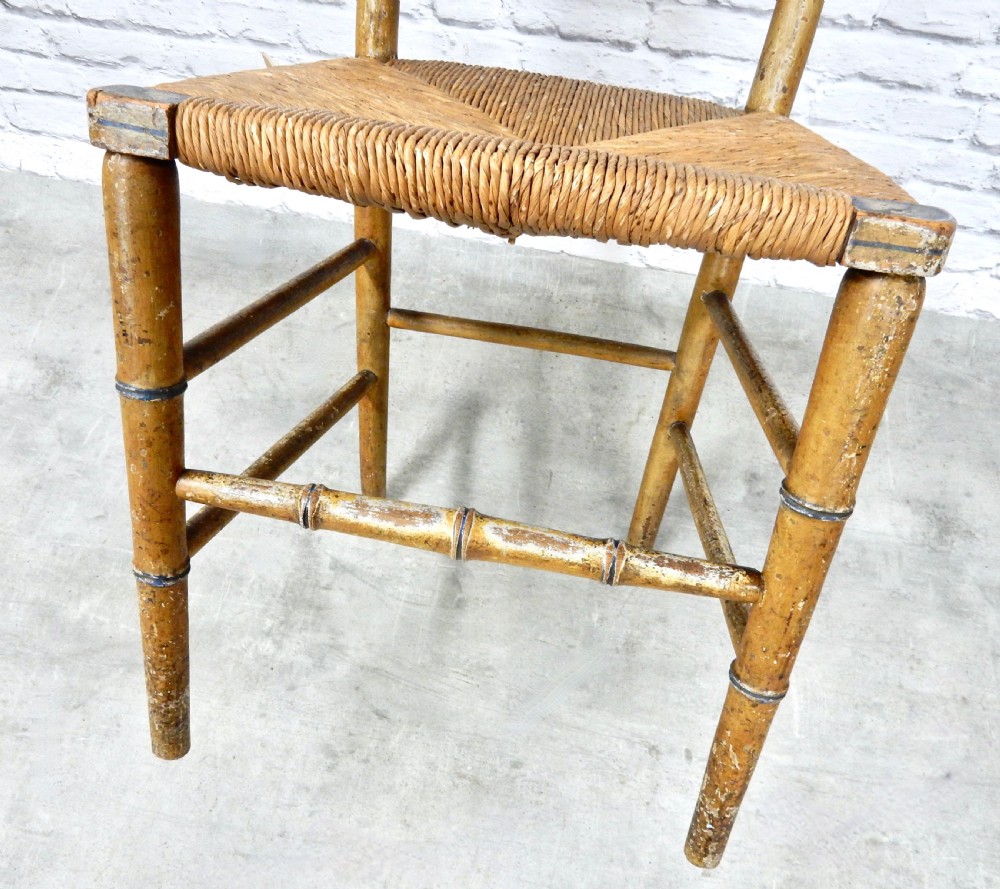 Regency Faux Bamboo Side Chair View V