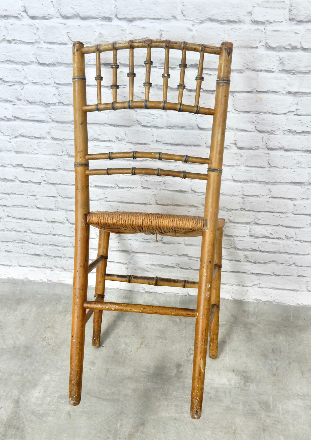 Regency Faux Bamboo Side Chair View VI