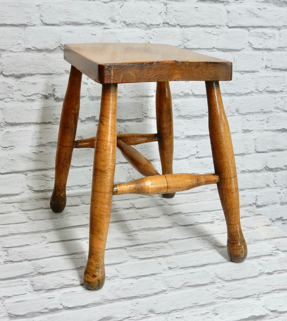 C19th Country Stool View III