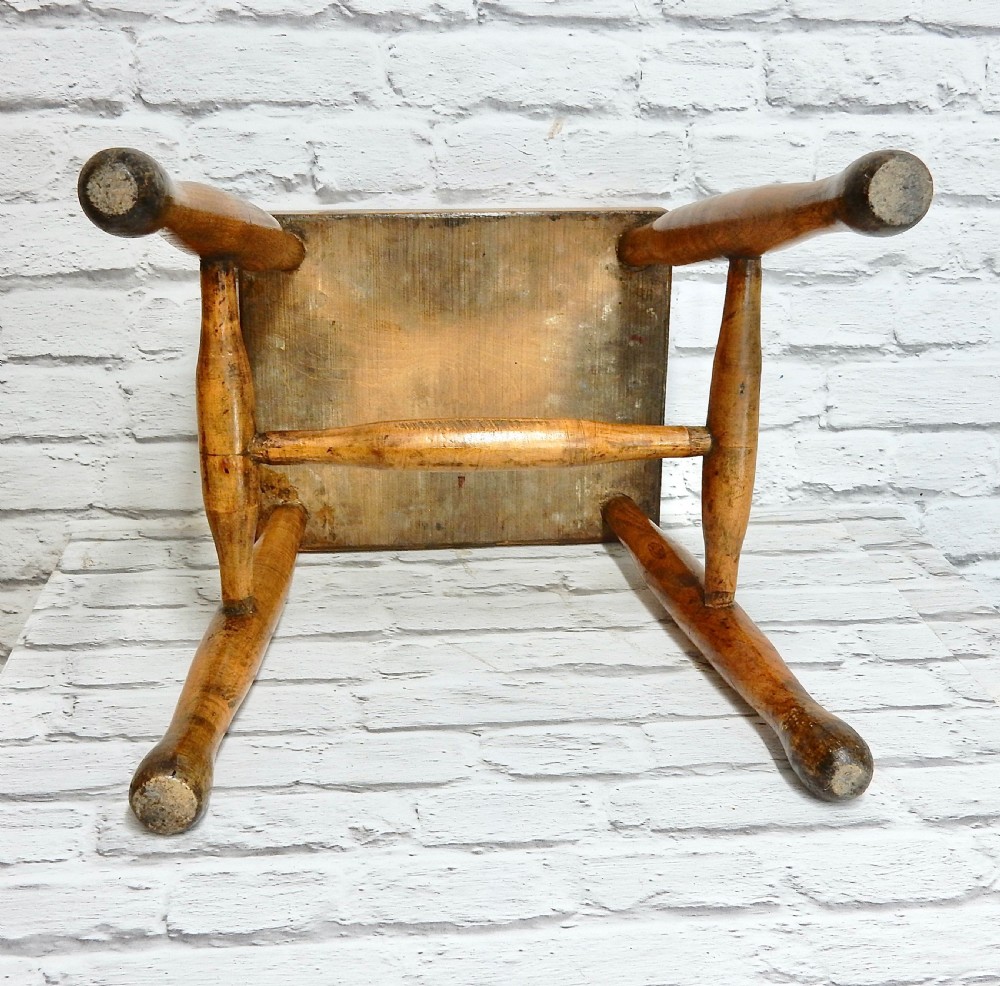 C19th Country Stool View V