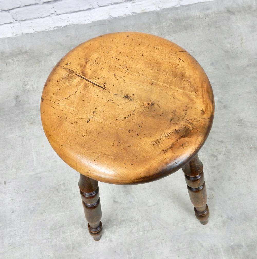 Victorian Round Top stool View III