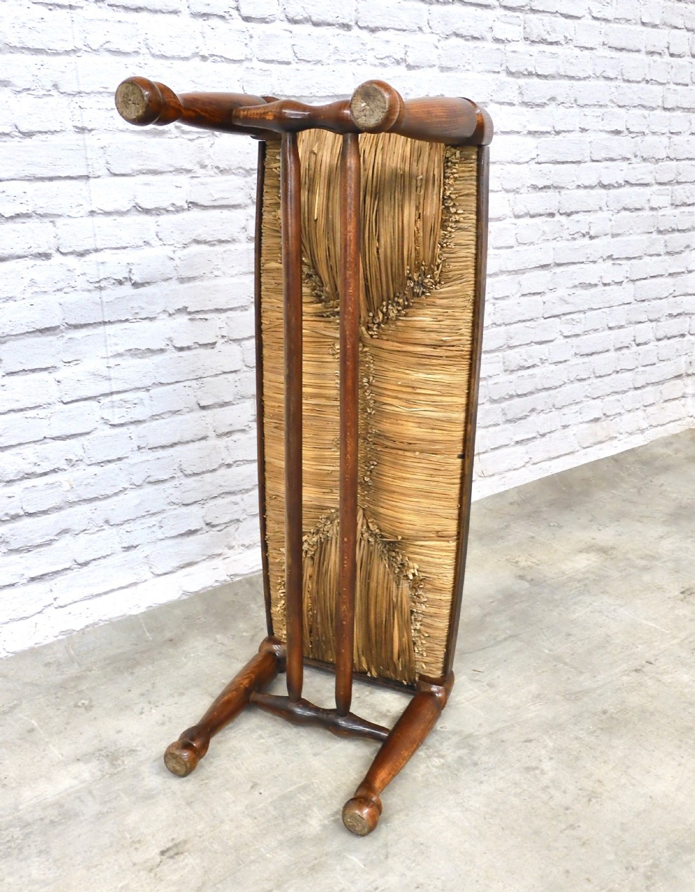 Rush Seated Bench Stool View VI