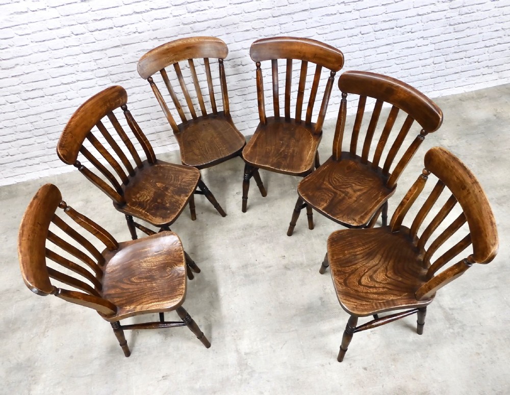 6x Windsor Kitchen Chairs View V