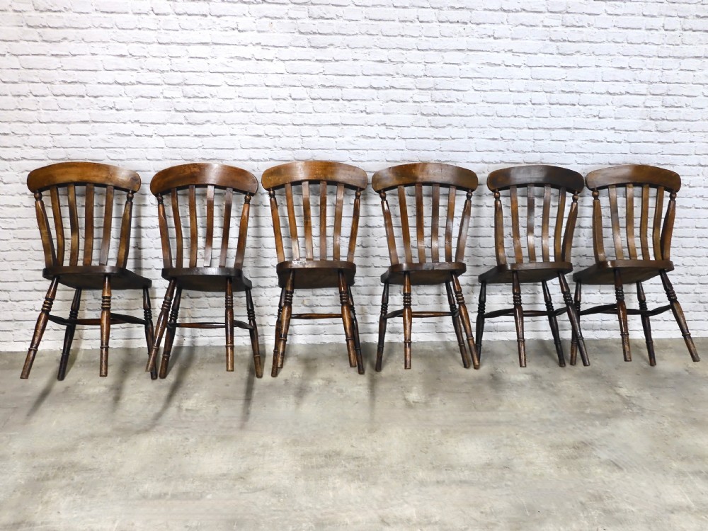 6x Windsor Kitchen Chairs View VI