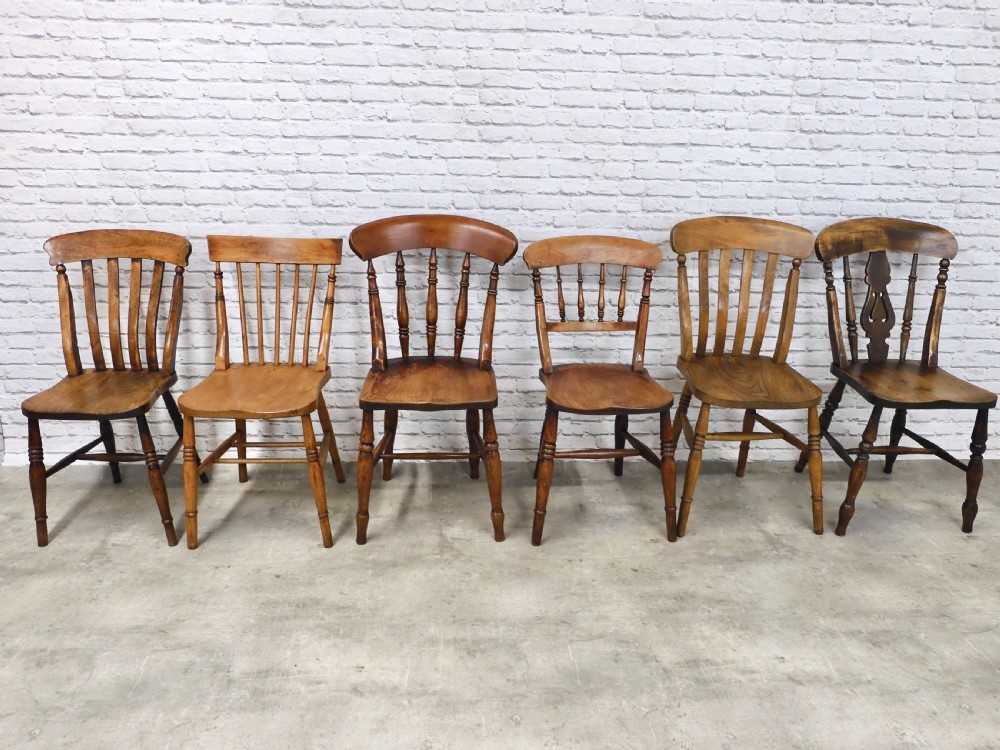 6x Windsor Kitchen Chairs View II