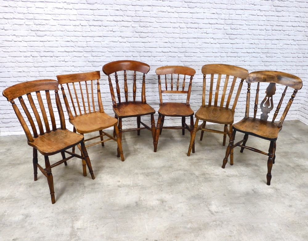 6x Windsor Kitchen Chairs View III