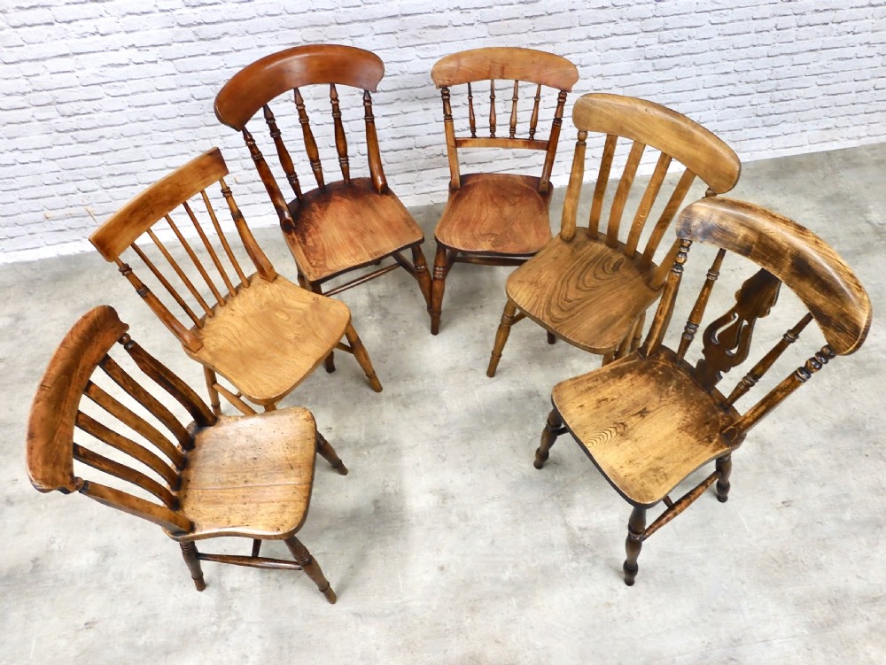 6x Windsor Kitchen Chairs View IV