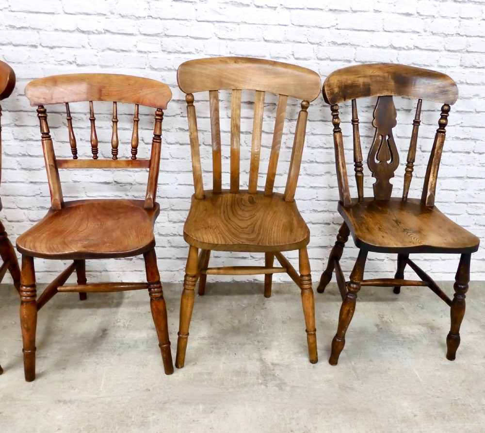 6x Windsor Kitchen Chairs View VI