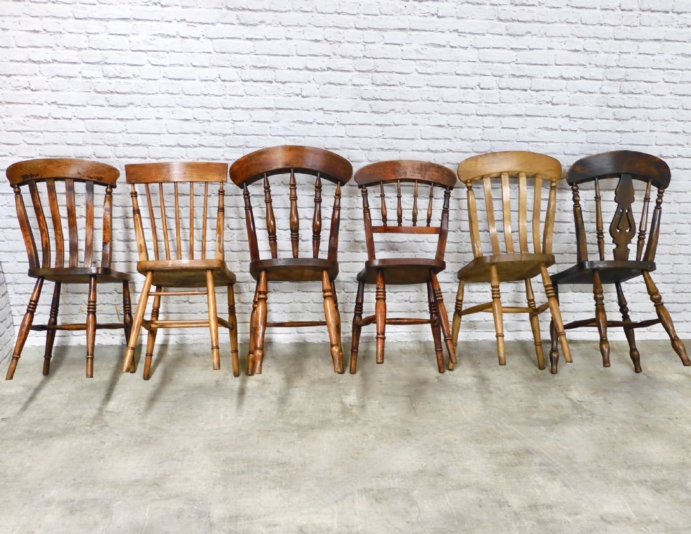 6x Windsor Kitchen Chairs View VII