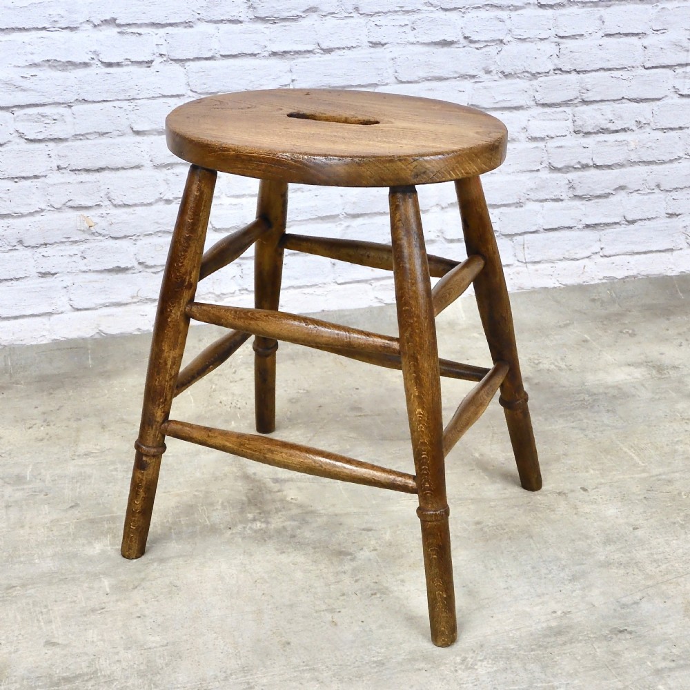 Antique Bar Stool View II