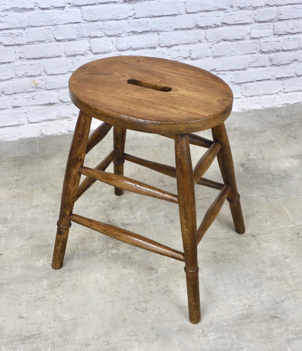 Antique Bar Stool View III