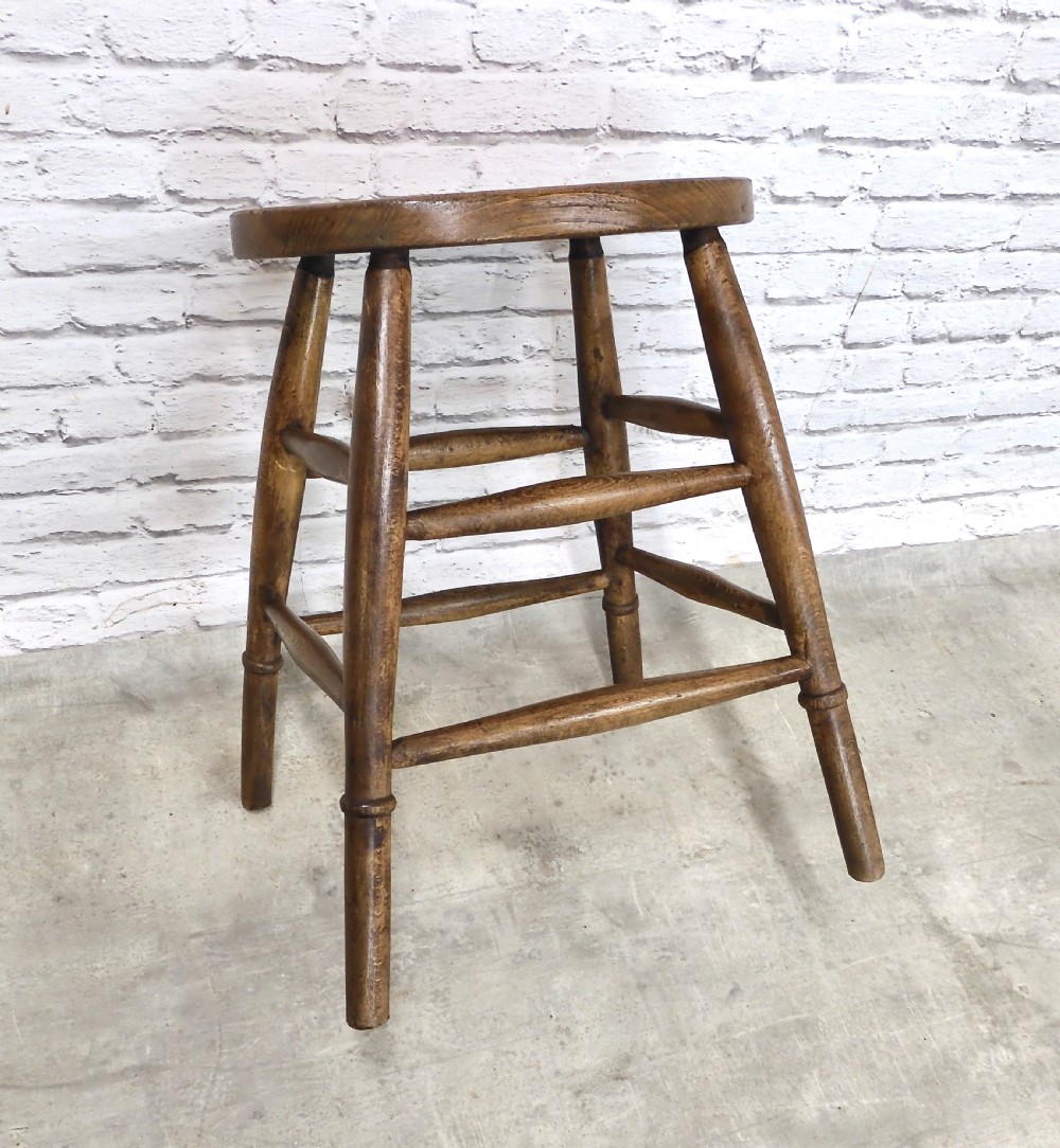 Antique Bar Stool View V