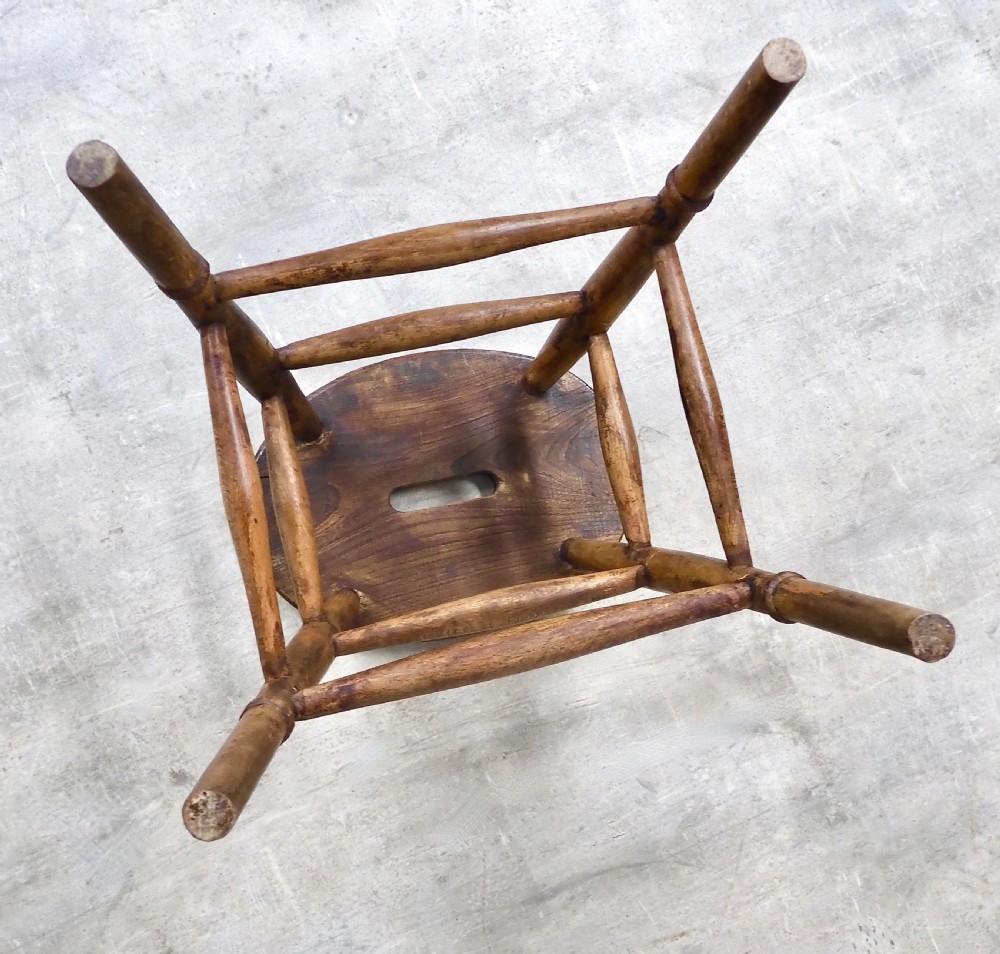 Antique Bar Stool View VI