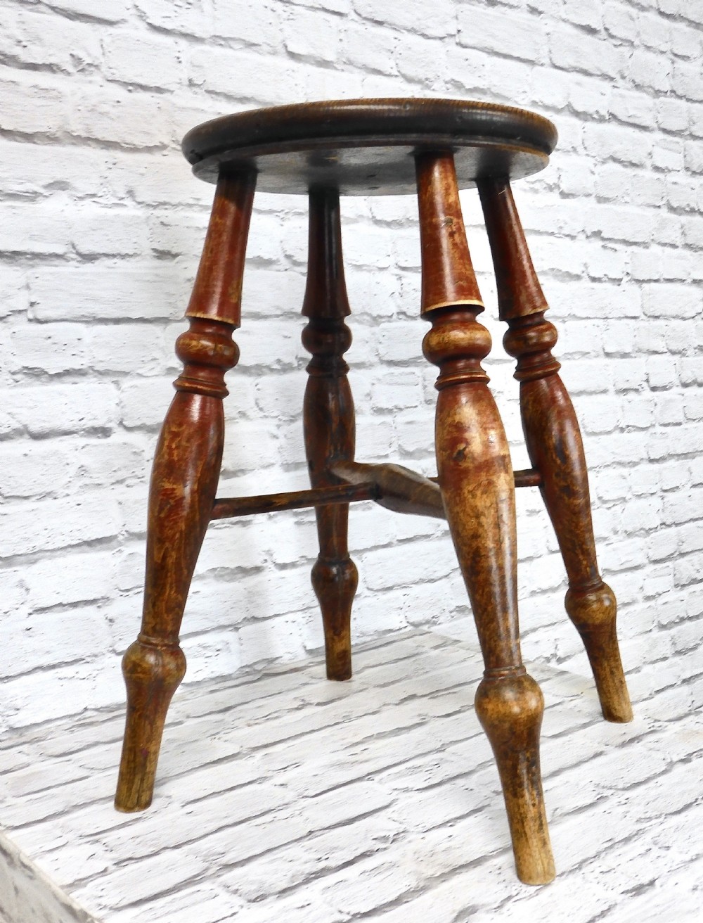 Antique Pub Stool View II