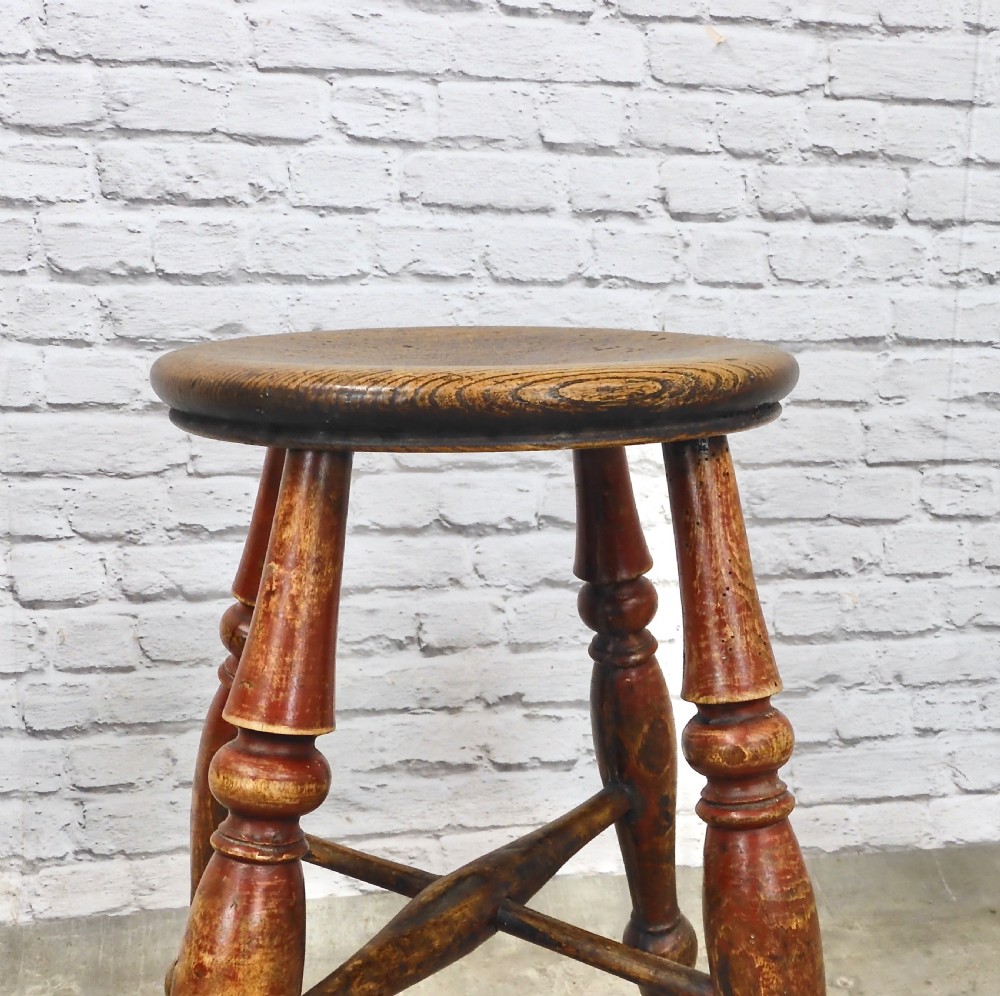 Antique Pub Stool View IV