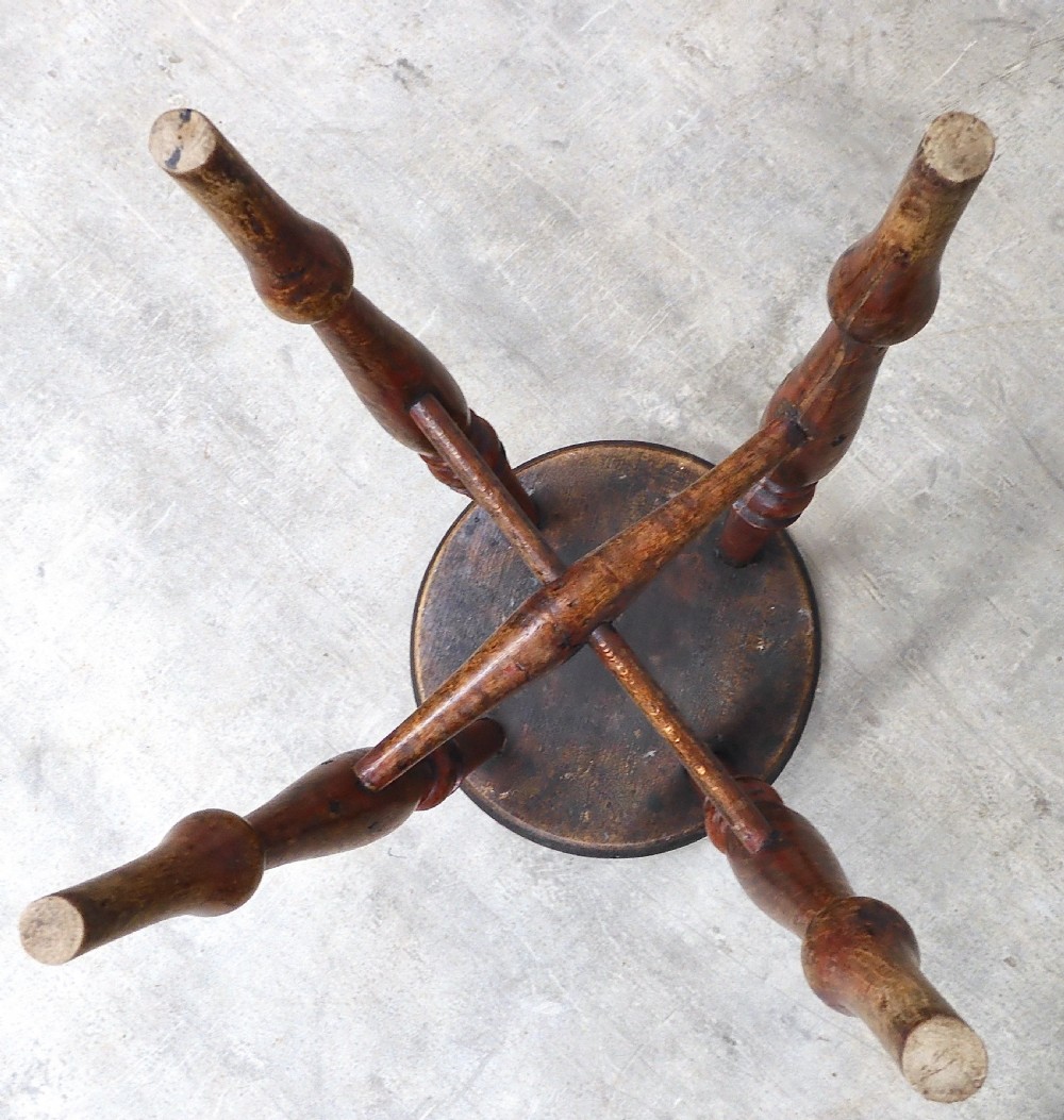 Antique Pub Stool View V