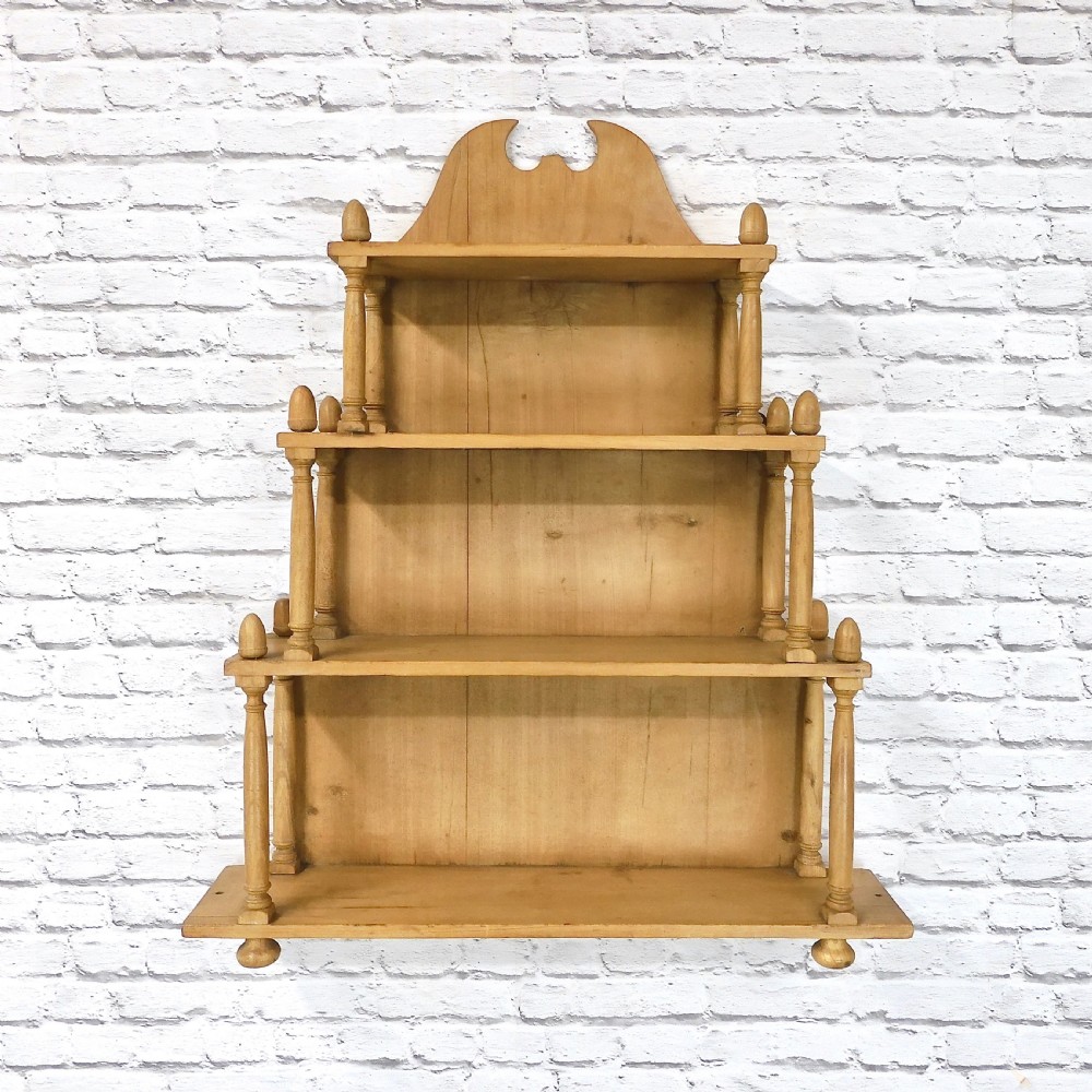 Pine Display Shelves View II