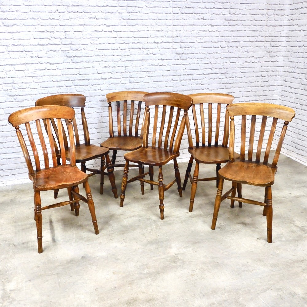 6x Windsor Kitchen Chairs View II