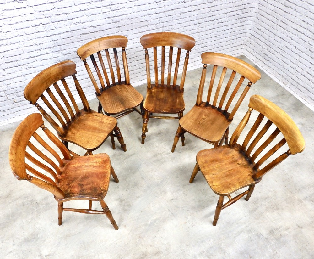 6x Windsor Kitchen Chairs View IV