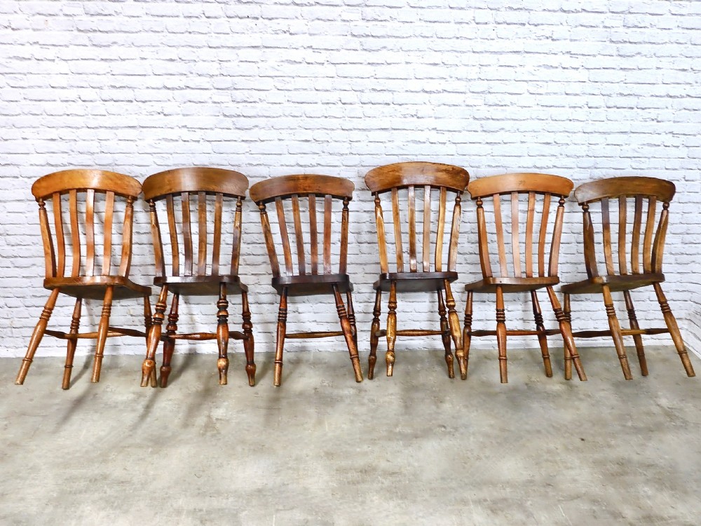 6x Windsor Kitchen Chairs View V