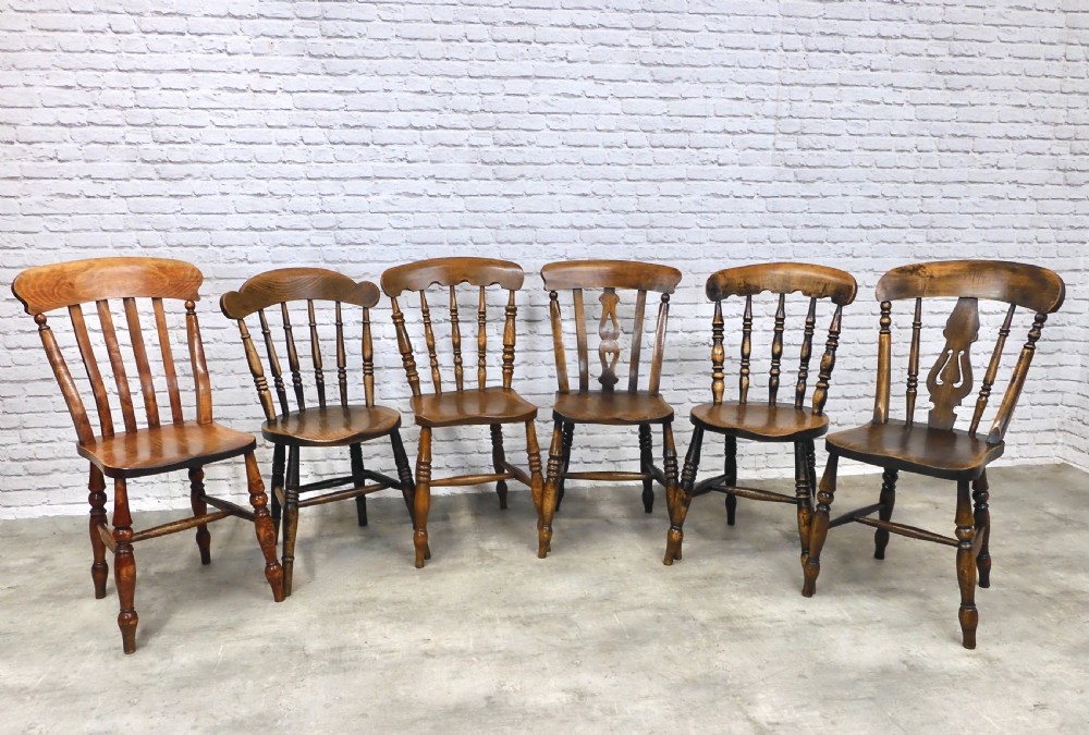 6x Windsor Kitchen Chairs View IV