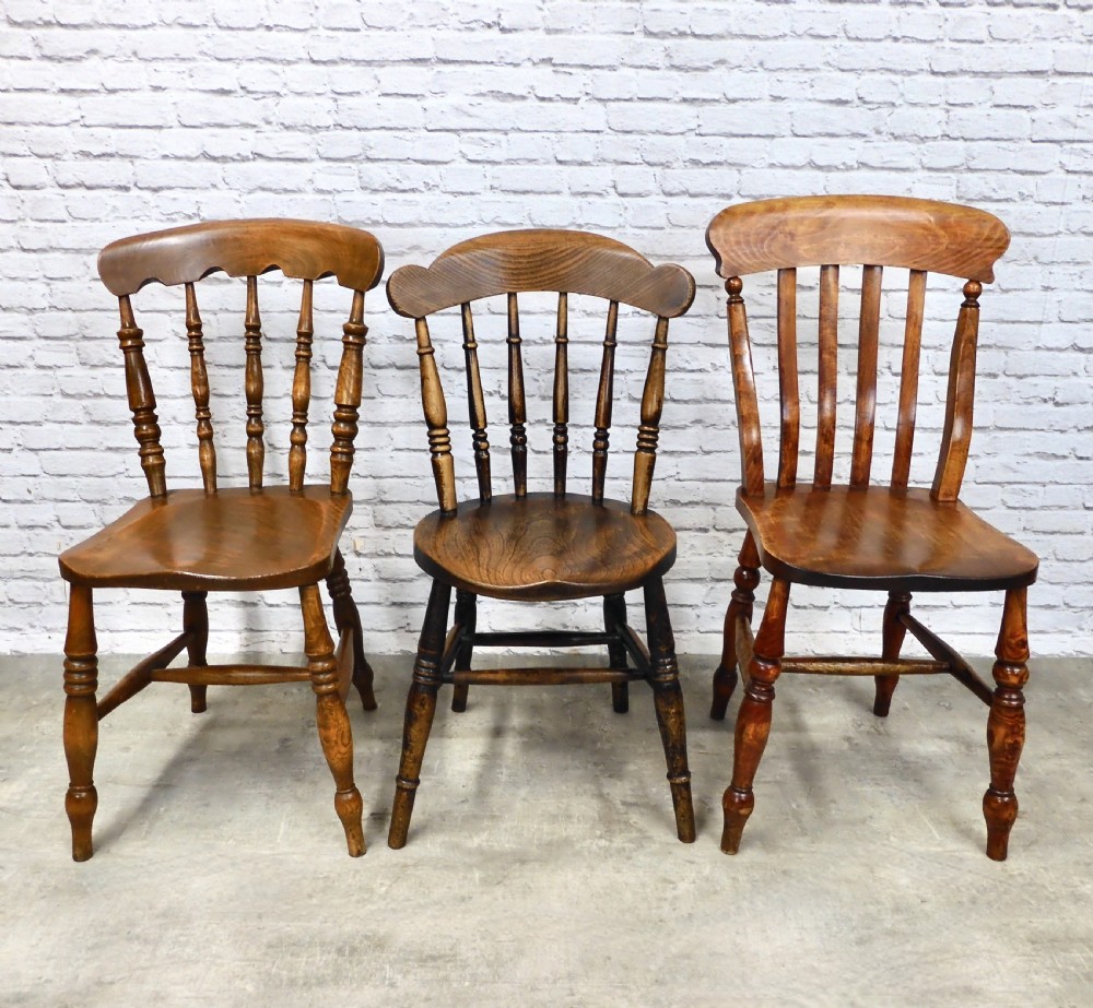 6x Windsor Kitchen Chairs View V