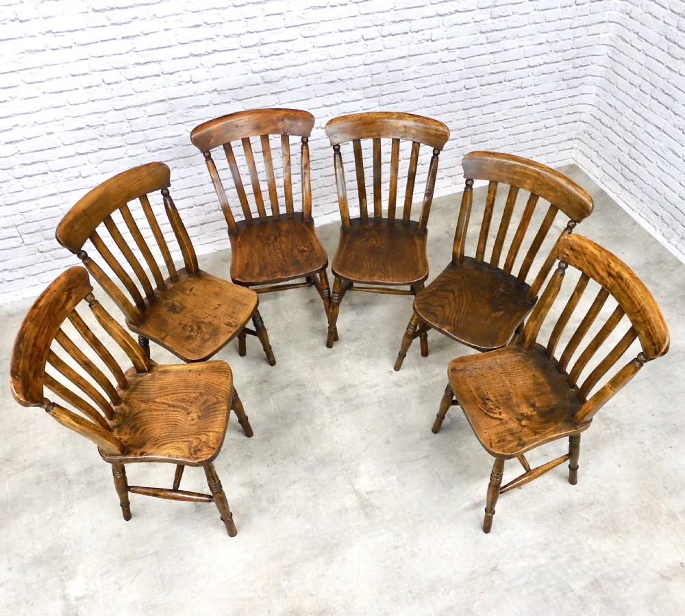 6x Windsor Kitchen Chairs View V