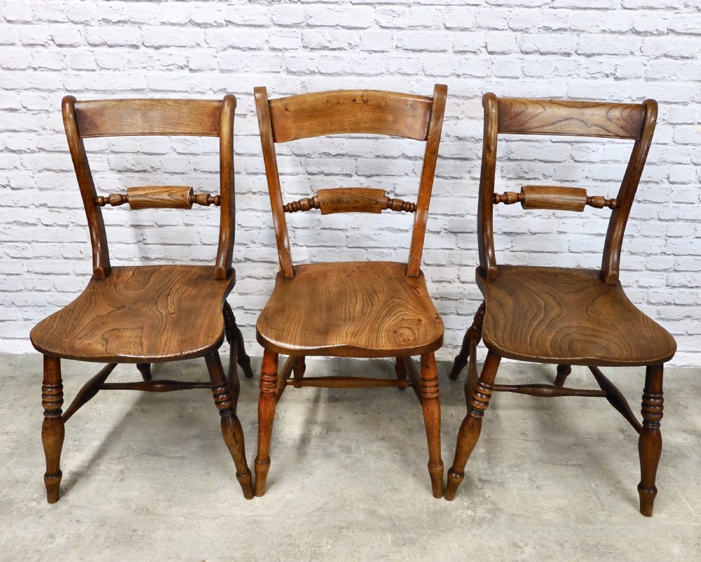 Farmhouse Windsor Kitchen Chairs x8 View IV