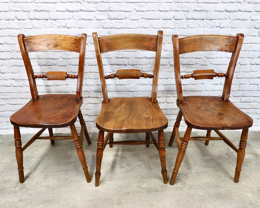 Farmhouse Windsor Kitchen Chairs x8 View V