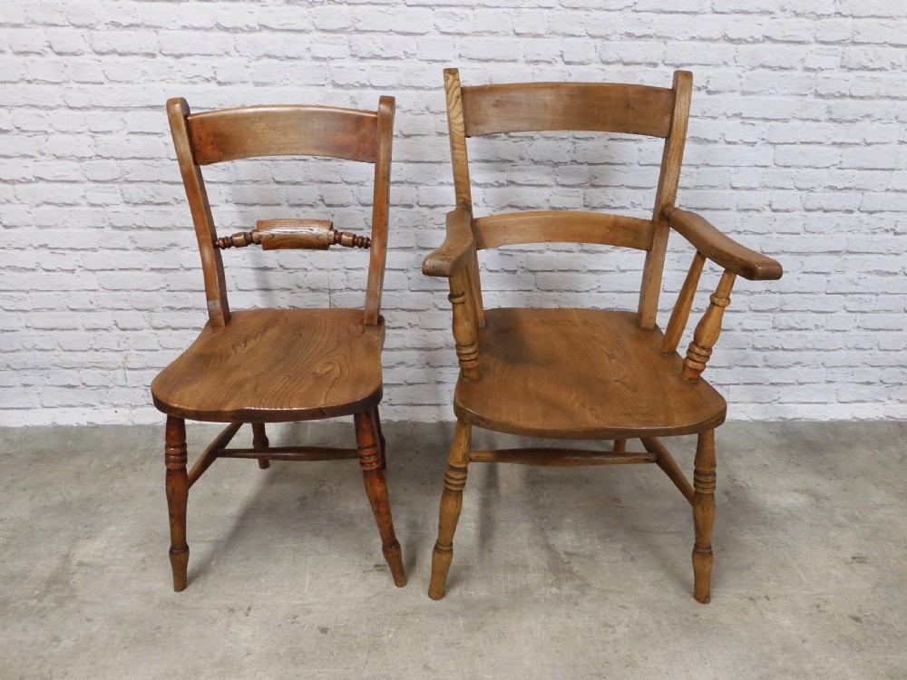Farmhouse Windsor Kitchen Chairs x8 View VI