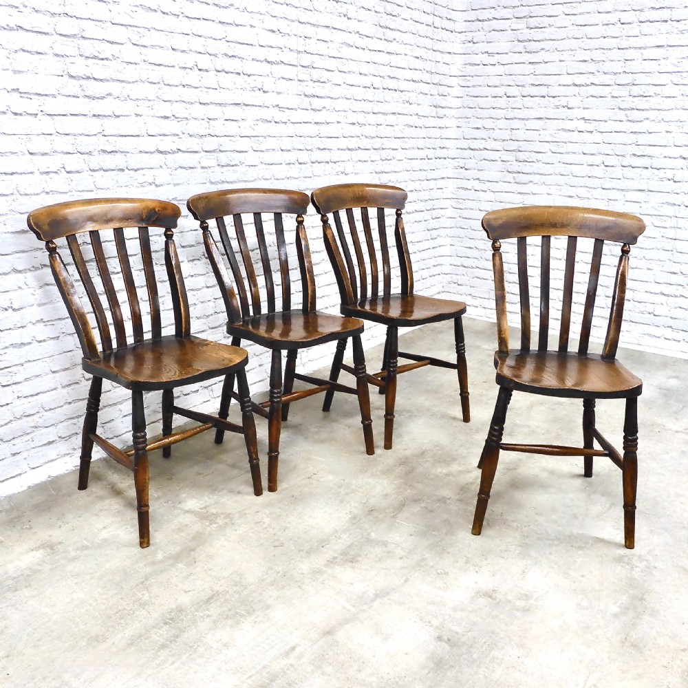 Set 4 Windsor Kitchen Chairs View II