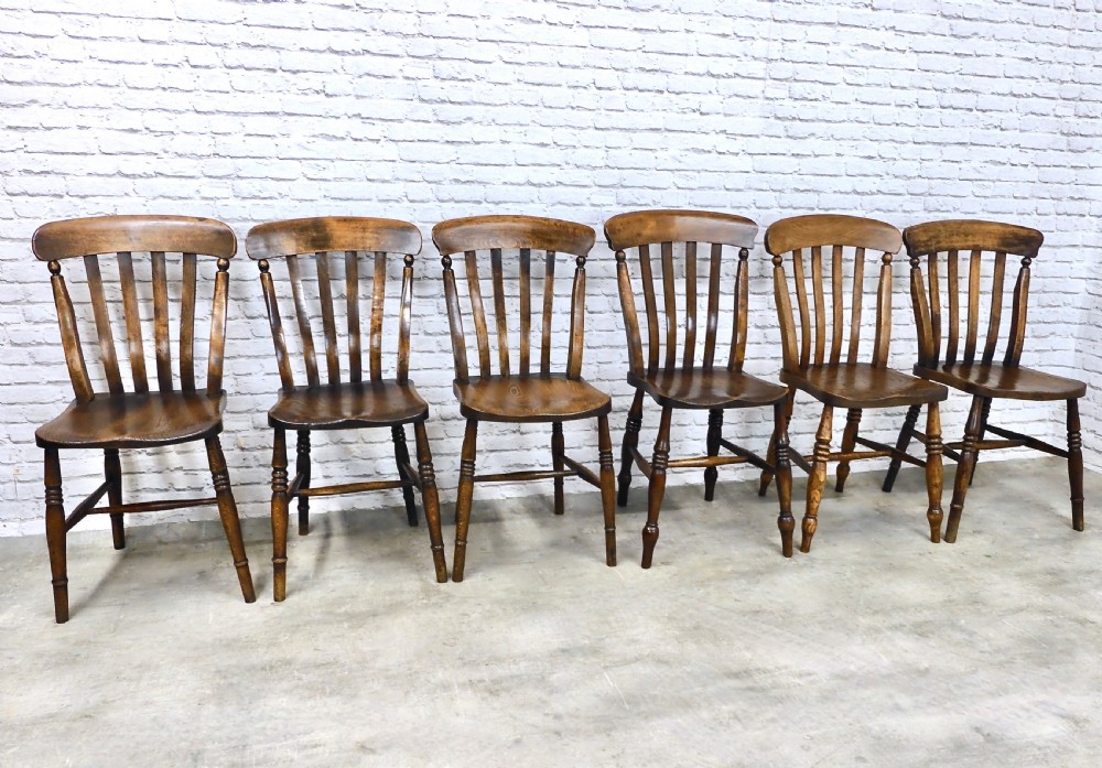 6x Windsor Kitchen Chairs View II