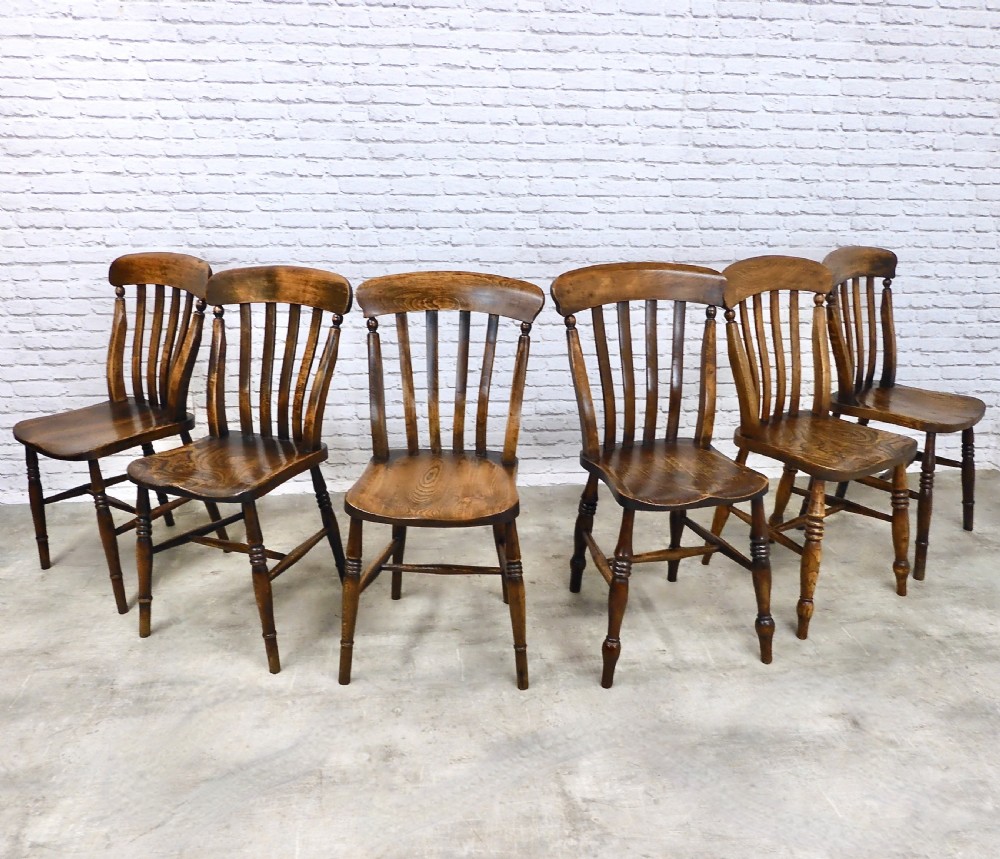 6x Windsor Kitchen Chairs View III
