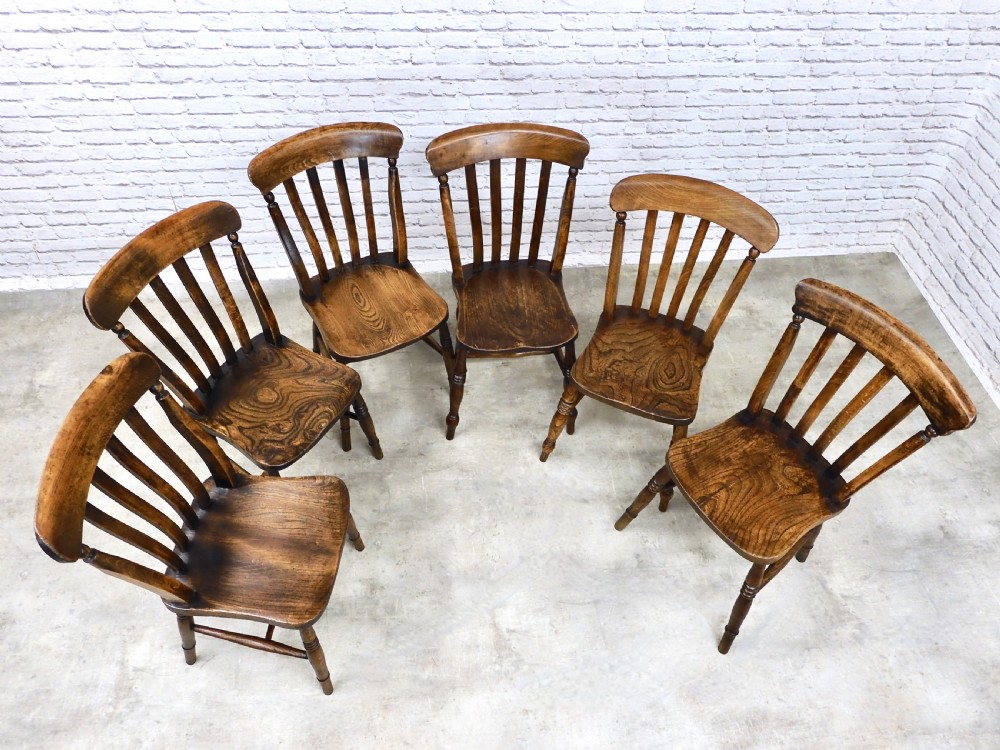 6x Windsor Kitchen Chairs View IV