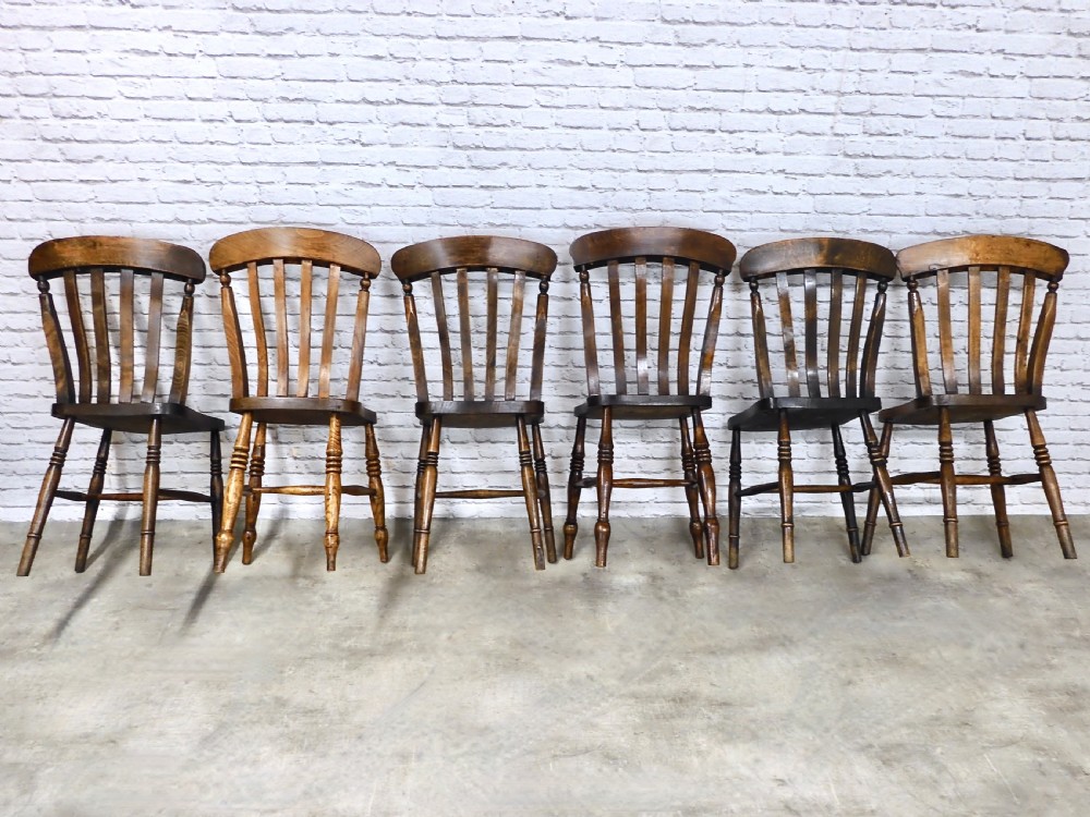 6x Windsor Kitchen Chairs View V