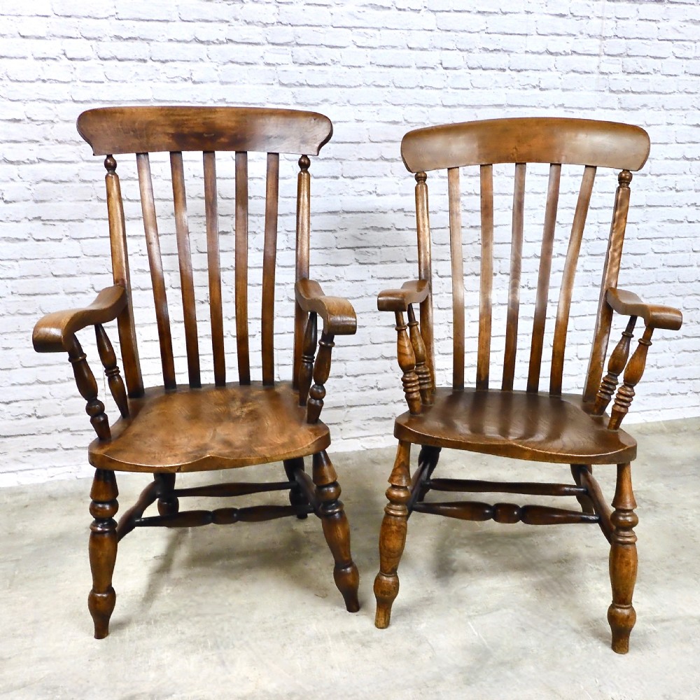 4x Windsor Lathback Armchairs View VI