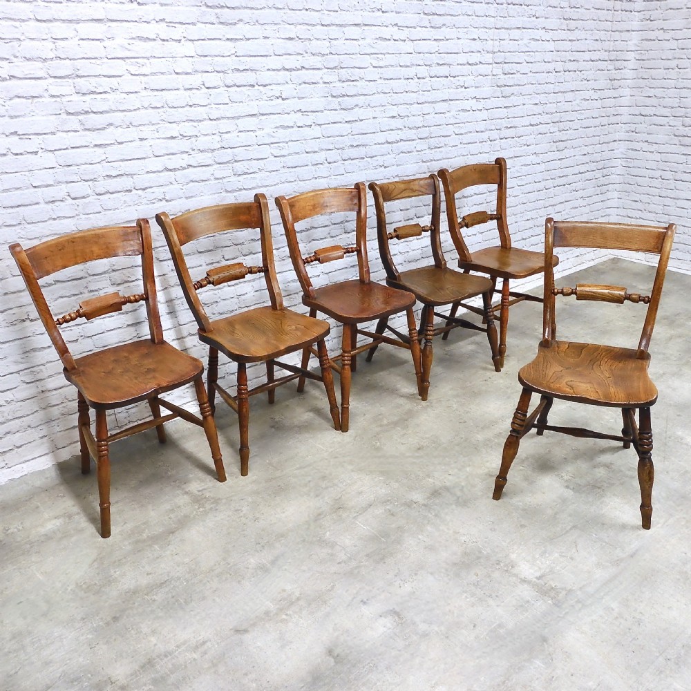 6x Windsor Kitchen Chairs