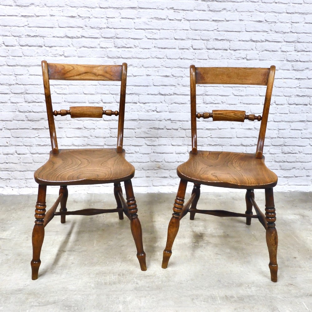 6x Windsor Kitchen Chairs View V