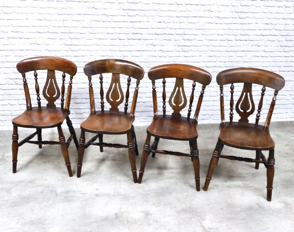 Set x4 Windsor Kitchen Chairs View II