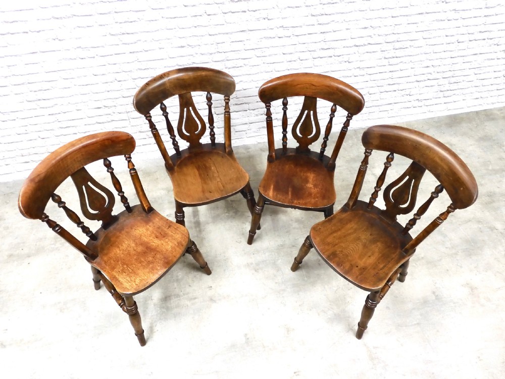 Set x4 Windsor Kitchen Chairs View III