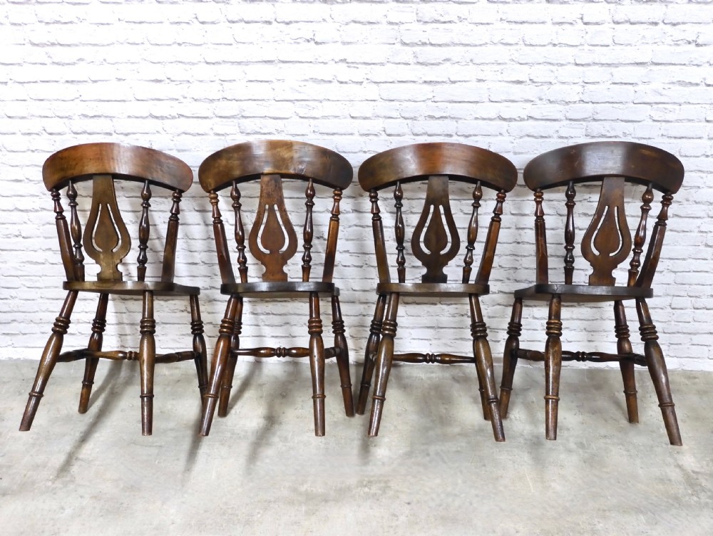 Set x4 Windsor Kitchen Chairs View IV