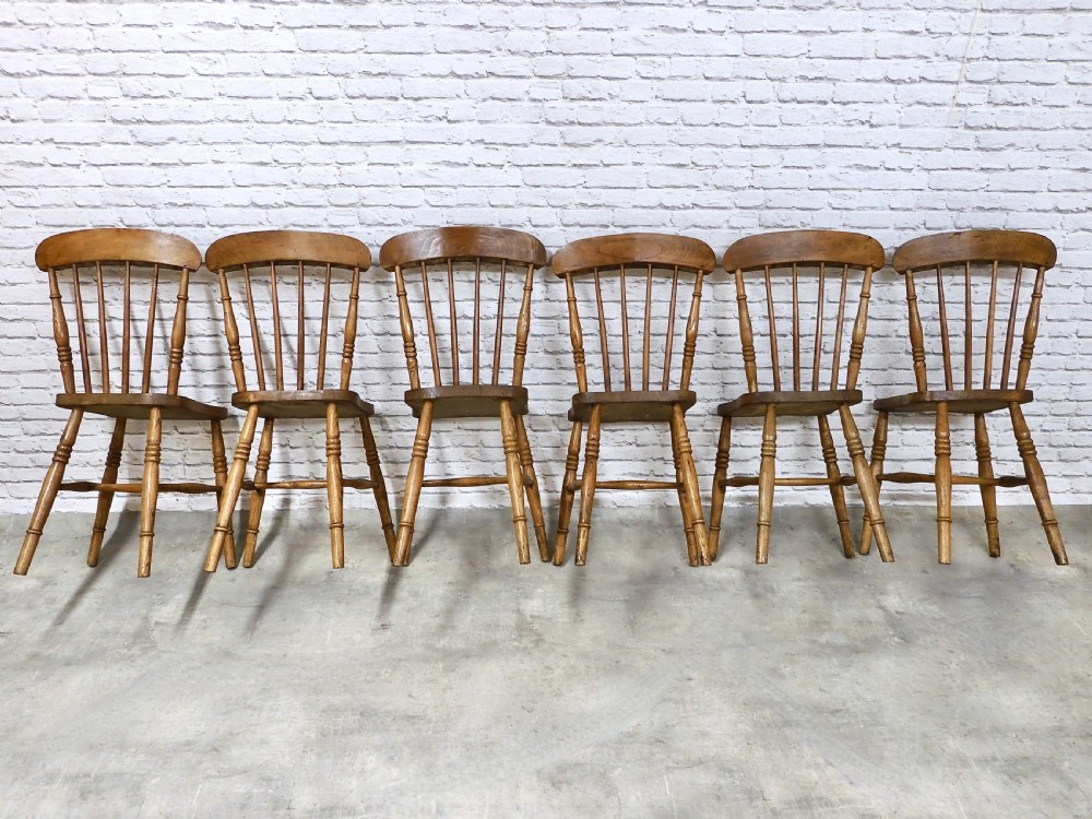 6x Windsor Kitchen Chairs View V